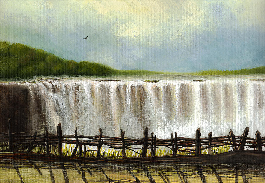 Victoria Falls Painting by Deborah Runham