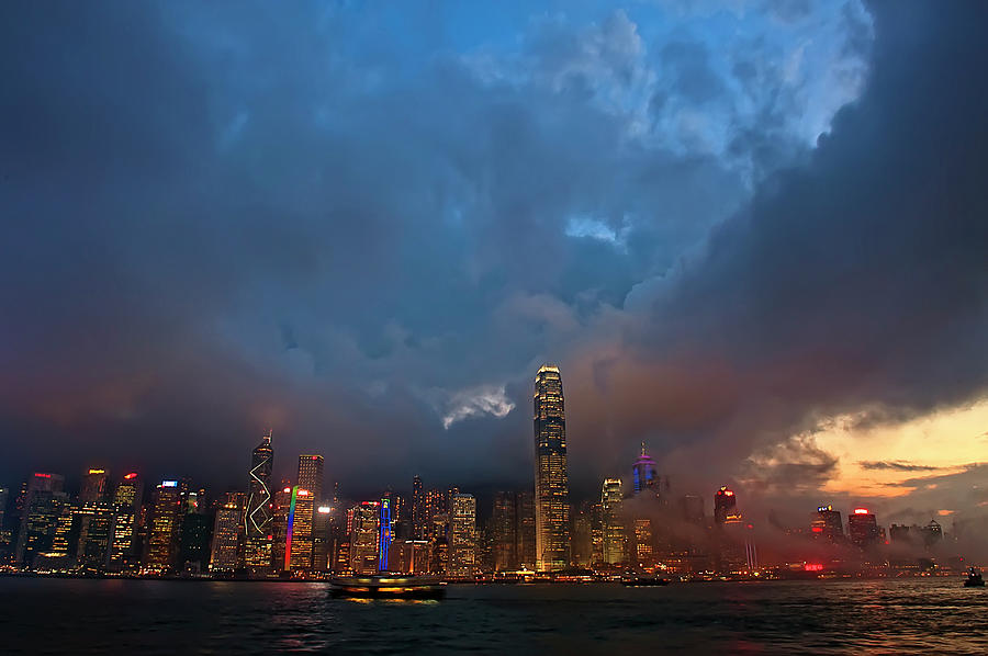 Victoria Harbour, Hong Kong Photograph by Wsboon Images