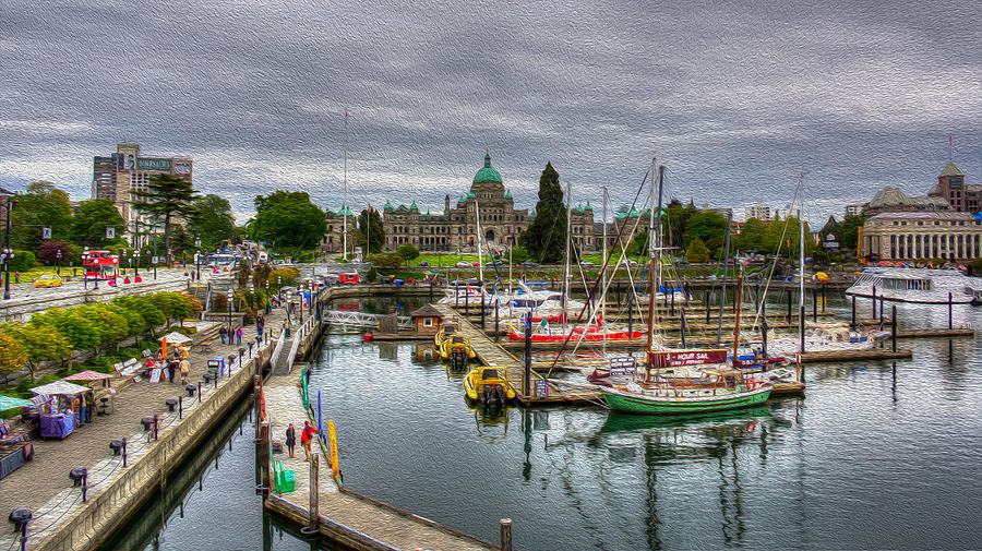 Victoria Inner Harbour Photograph by Carrie Cole