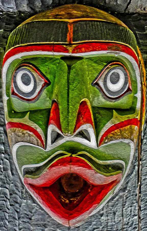 Victoria Island Photograph - Victoria Island Totem - 02 by Gregory Dyer