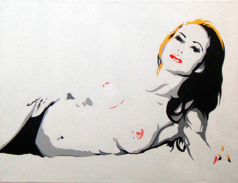 Nude Painting - Victoria by Michael James  Toomy