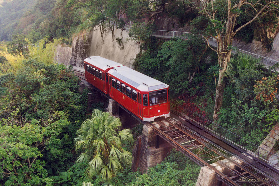 Victoria Peak Tram Photograph By Bill Jonas - Fine Art America