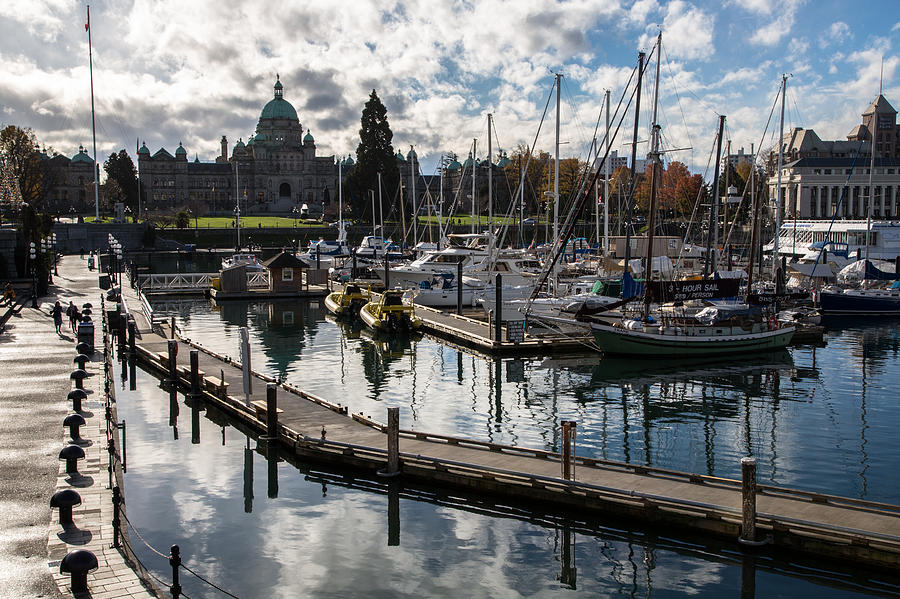Victoria Waterfront Photograph by John Daly