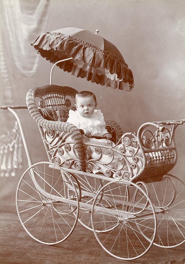 Victorian Baby in Elaborate Carriage Photograph by Vintage Photo Junkie ...