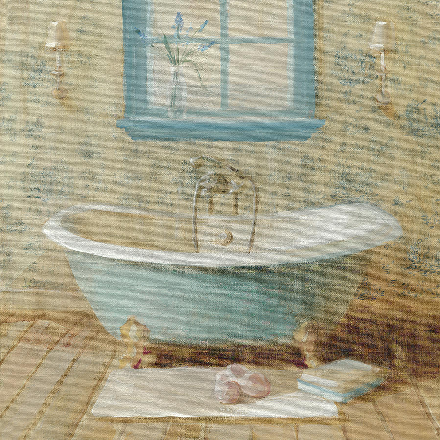 Victorian Bath I Painting by Danhui Nai