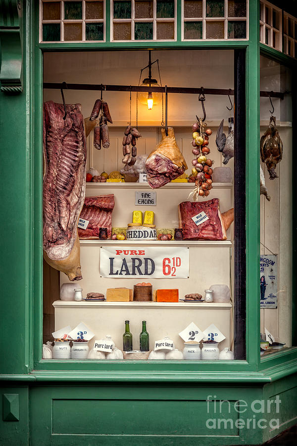 Victorian Butchers England Photograph by Adrian Evans