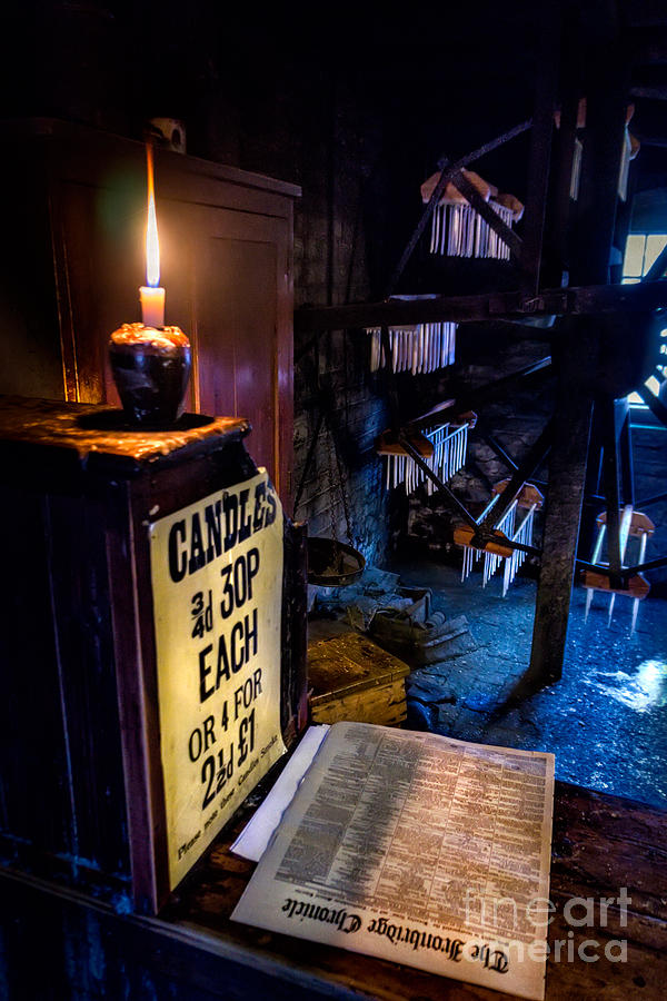 Victorian Candle Shop Photograph by Adrian Evans