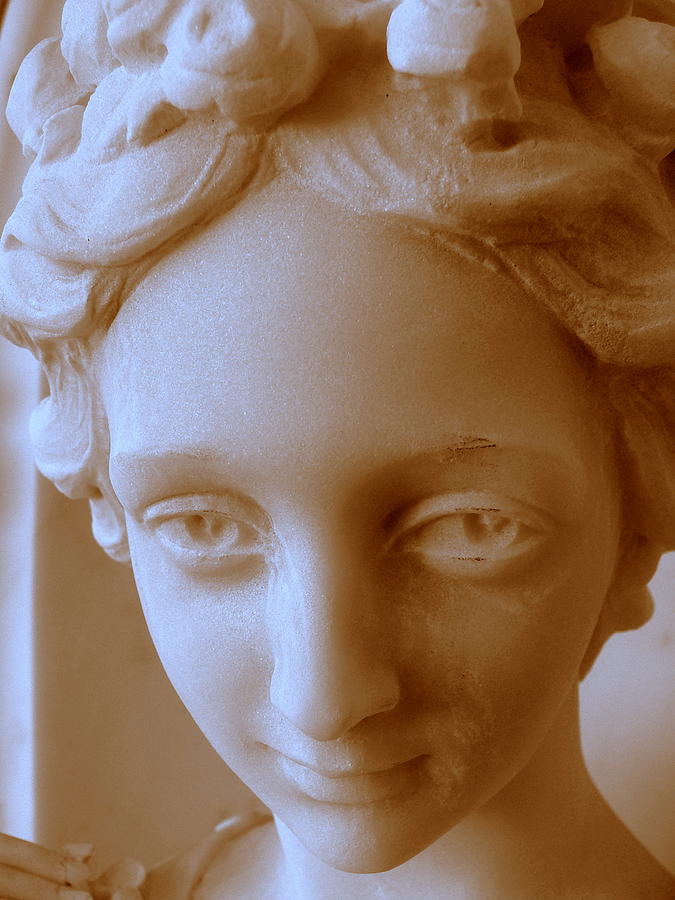 Teen Nipples Photograph - Victorian Face by Jeff Lowe