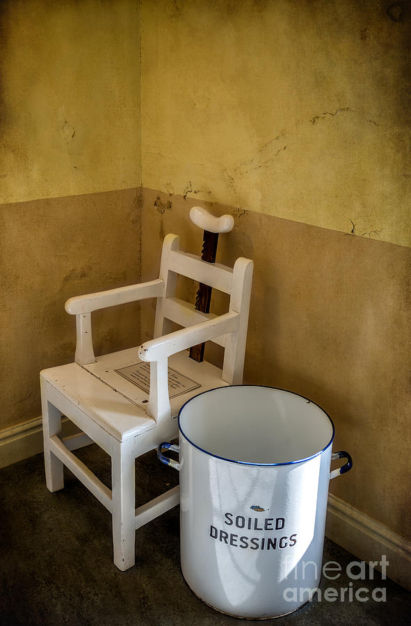 Victorian Hospital Chair Photograph by Adrian Evans