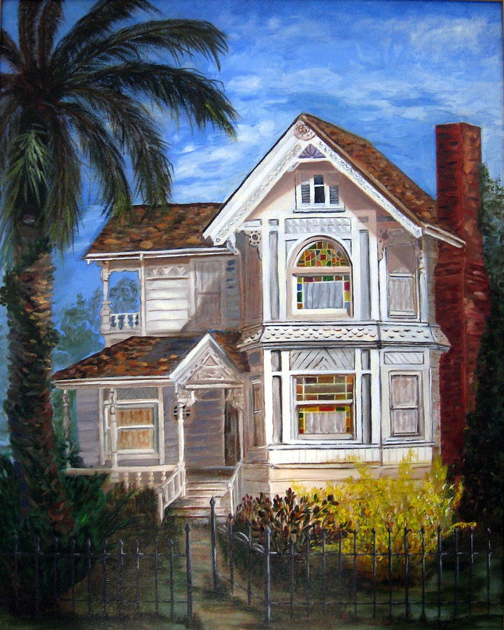 Victorian House Painting By LaVonne Hand   Victorian House Lavonne Hand 