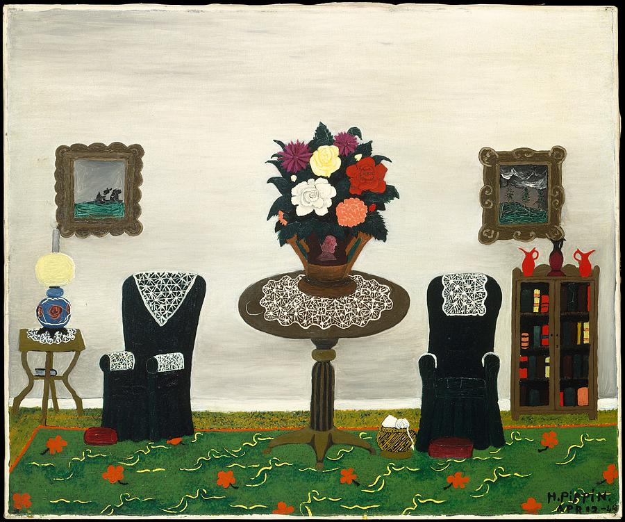 Horace Pippin Painting - Victorian Interior II by Horace Pippin