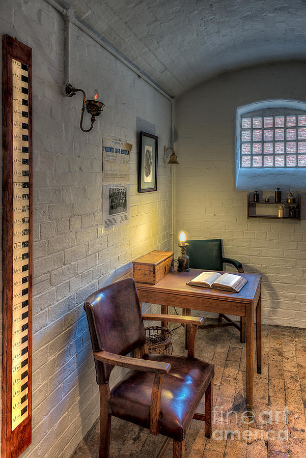 Architecture Photograph - Victorian Jail Office by Adrian Evans