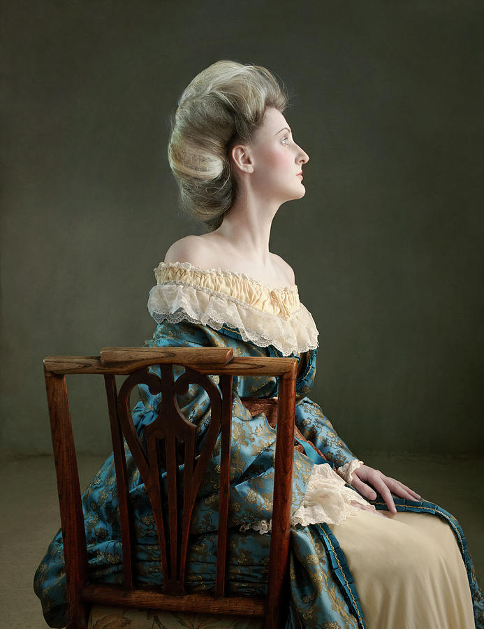 Victorian Lady Sitting In Chair Photograph by Zena Holloway Victorian Lady Sitting In Chair Photograph by Zena Holloway
