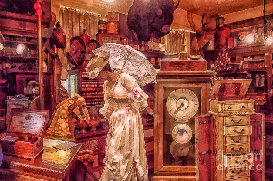 Victorian Shop Mixed Media by Mo T