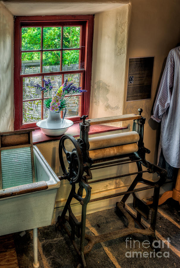 Architecture Photograph - Victorian Wash Room by Adrian Evans