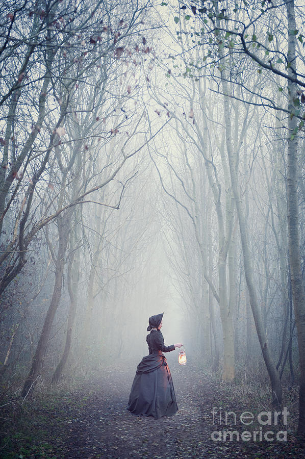 Victorian Woman With Lantern Photograph By Lee Avison Fine Art America