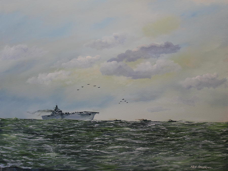 Victory at Sea Painting by Ken Ahlering