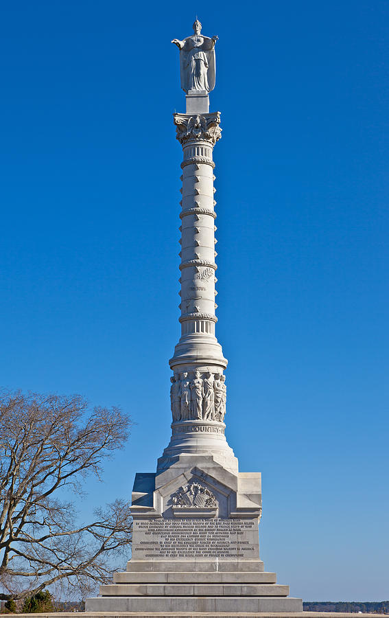 Victory Monument in Yorktown Photograph by Melinda Fawver