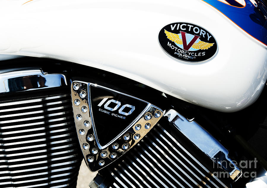 Abstract Photograph - Victory Motorcycle  by Tim Gainey