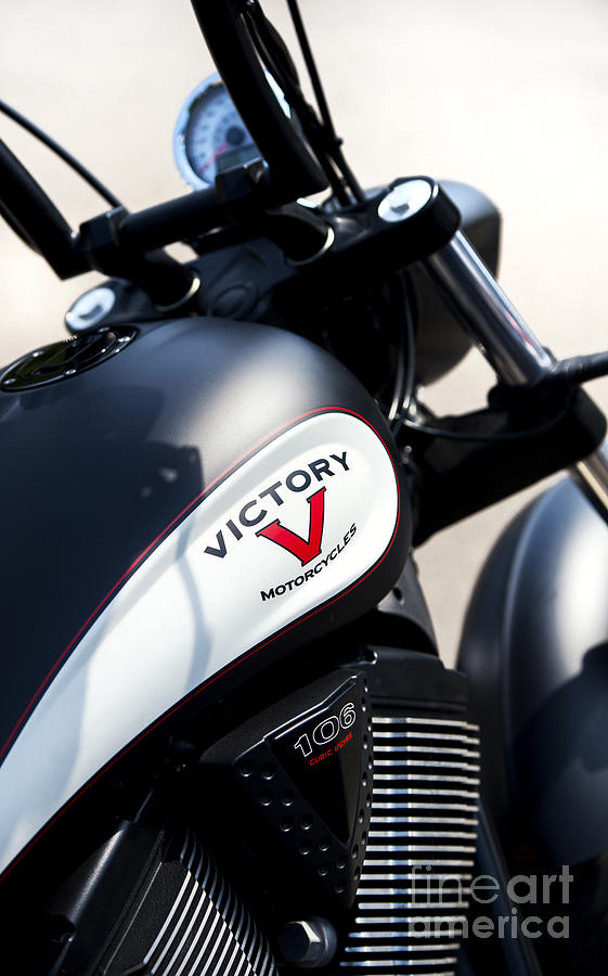 Motorcycle Photograph - Victory  by Tim Gainey