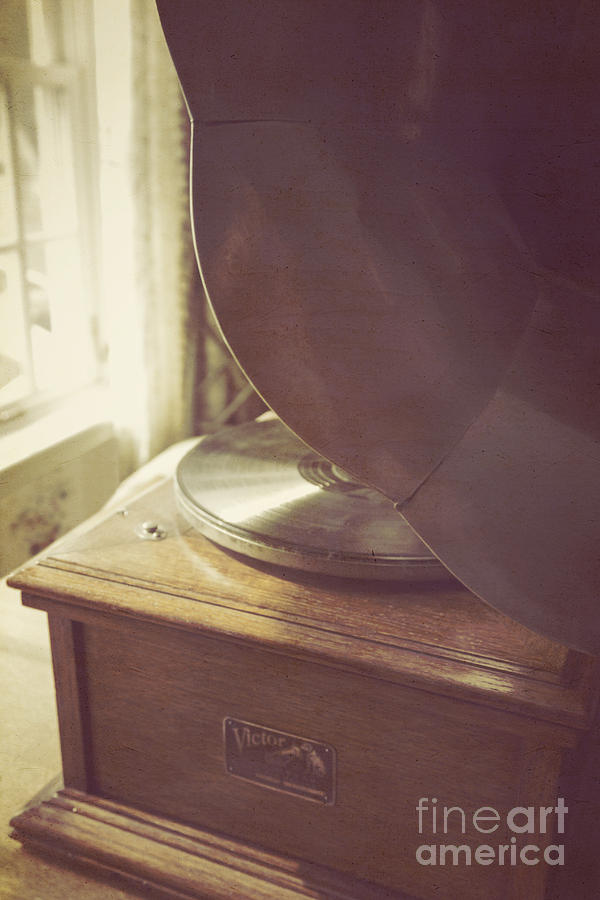 Music Photograph - Victrola by Margie Hurwich