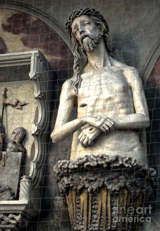 Jesus Christ Photograph - Vienna Austria - St. Stephens Cathedral - Christ by Gregory Dyer