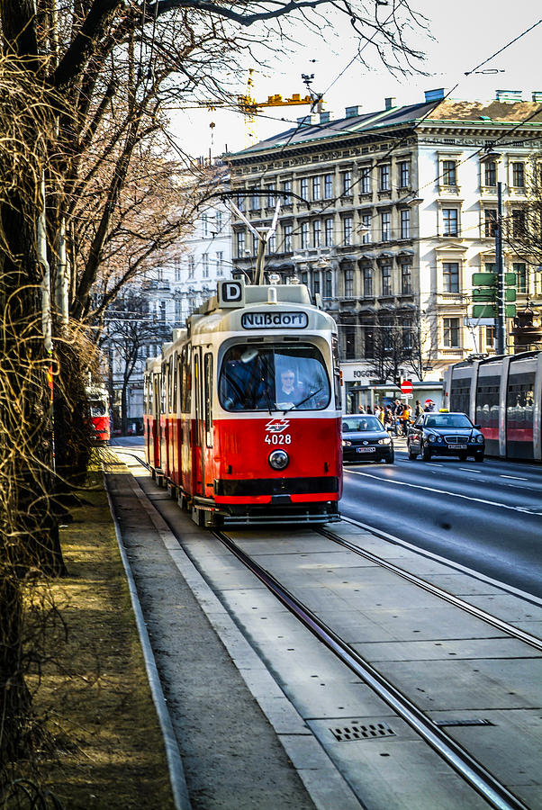 Vienna Tram Photograph by Chris Smith