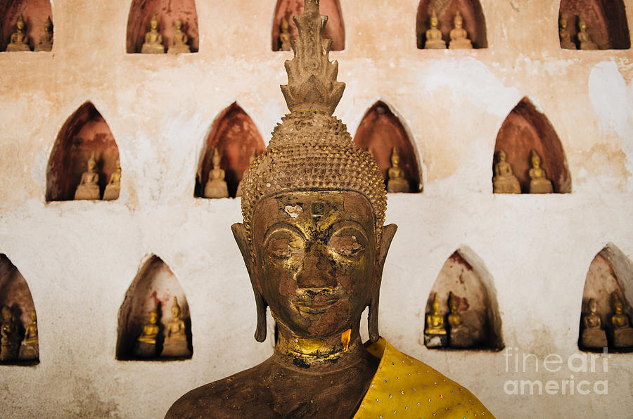 Vientiane Buddha 2 Photograph by Dean Harte