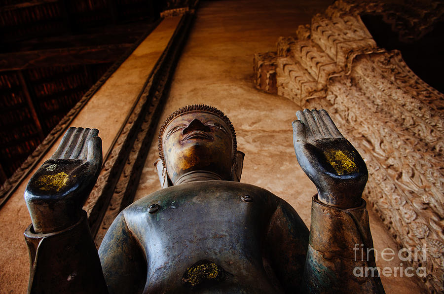 Vientiane Buddha Photograph by Dean Harte