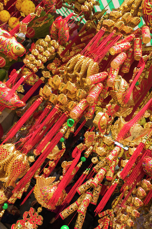 Vietnam, Hanoi Tet Lunar New Year Photograph by Walter Bibikow