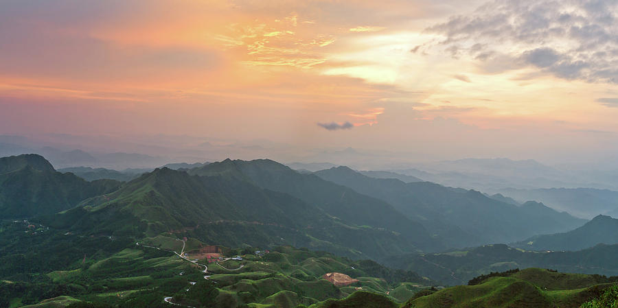 Vietnam Landscape At Sunset Photograph by Long Hoang