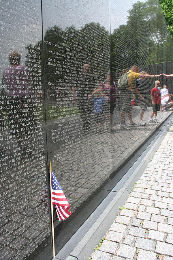Vietnam Memorial 3 Photograph by Jim Gillen