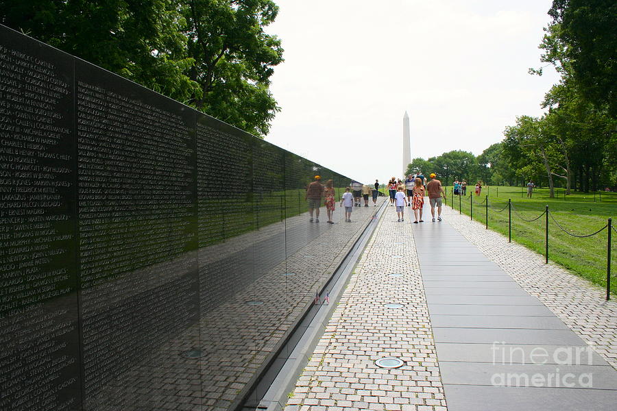 Vietnam Memorial 4 Photograph by Jim Gillen