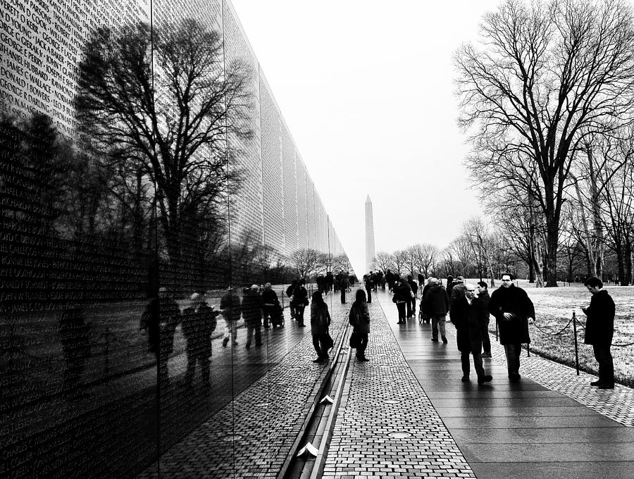 Vietnam Memorial Photograph by Michael Donahue