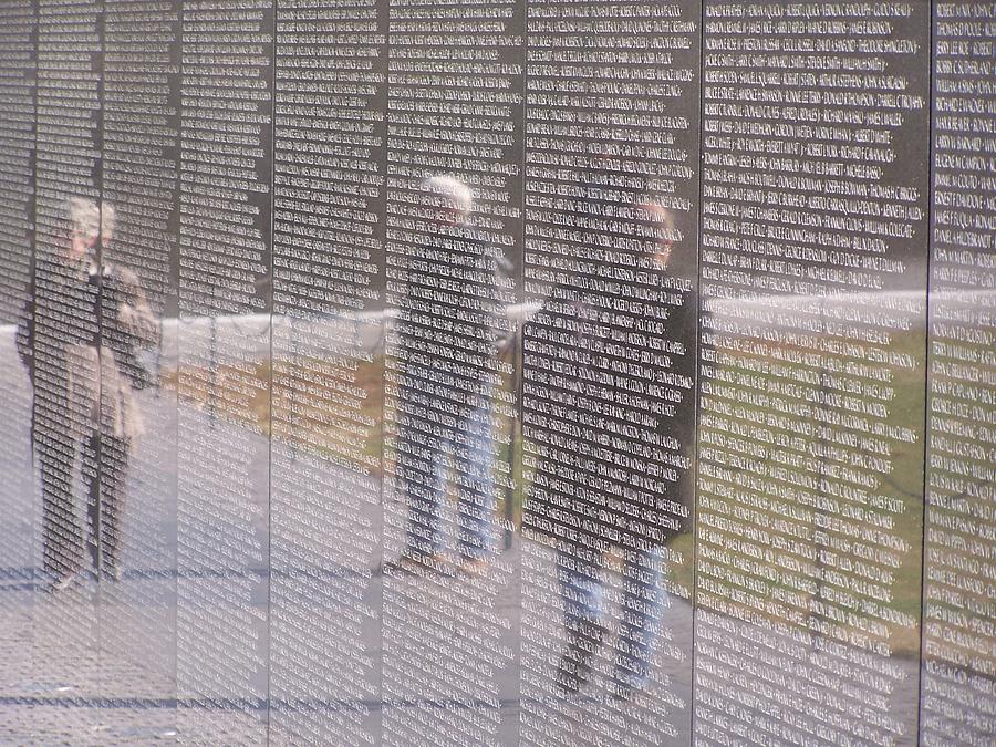 Vietnam Memorial Wall Photograph by Jewels Hamrick