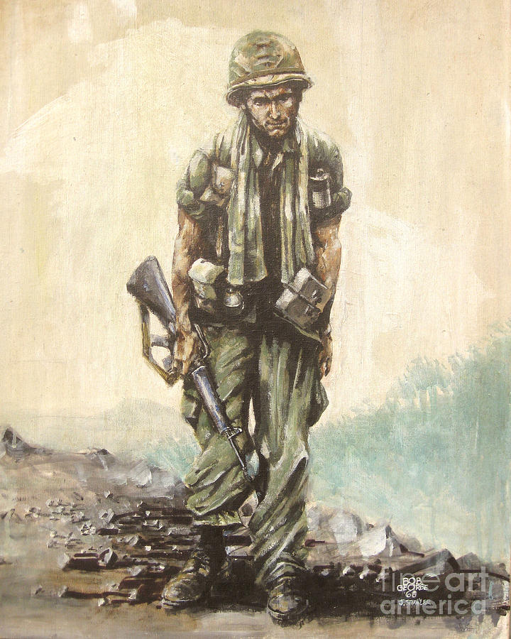 Vietnam - period Painting by Bob  George