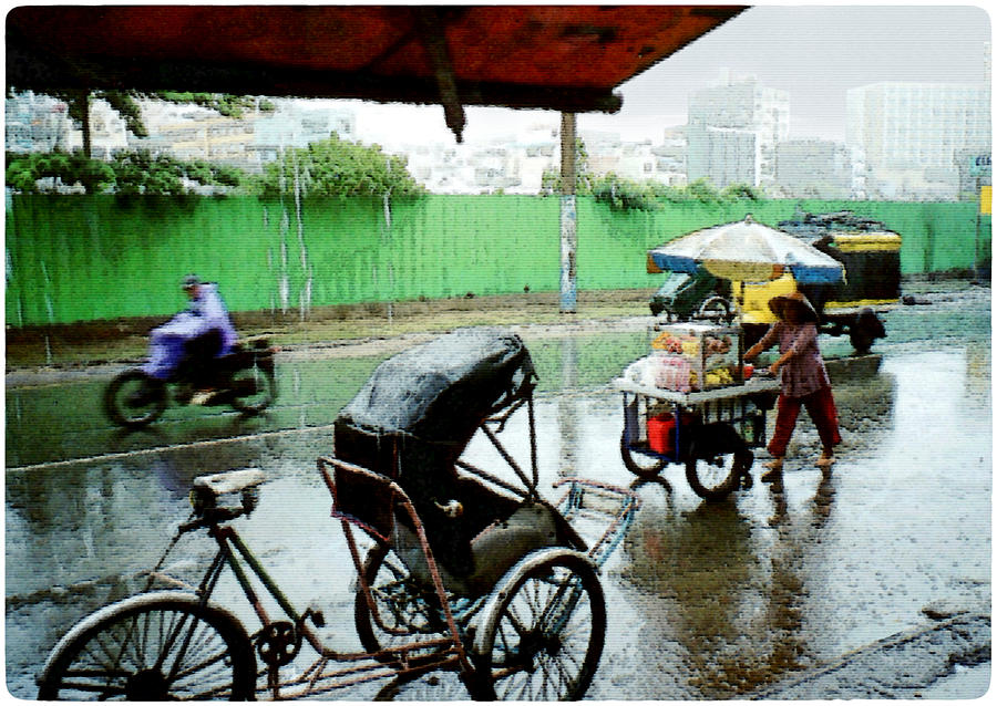 Vietnam Rainy Saigon Photograph by Udo Linke