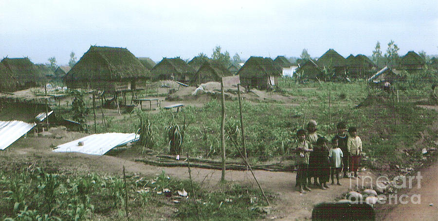 Vietnam Refugee Camp Photograph by Charles Robinson