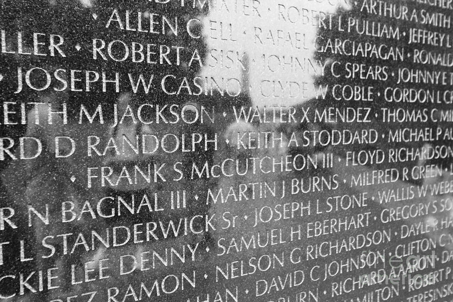 Vietnam Veterans Memorial Photograph by Allen Beatty