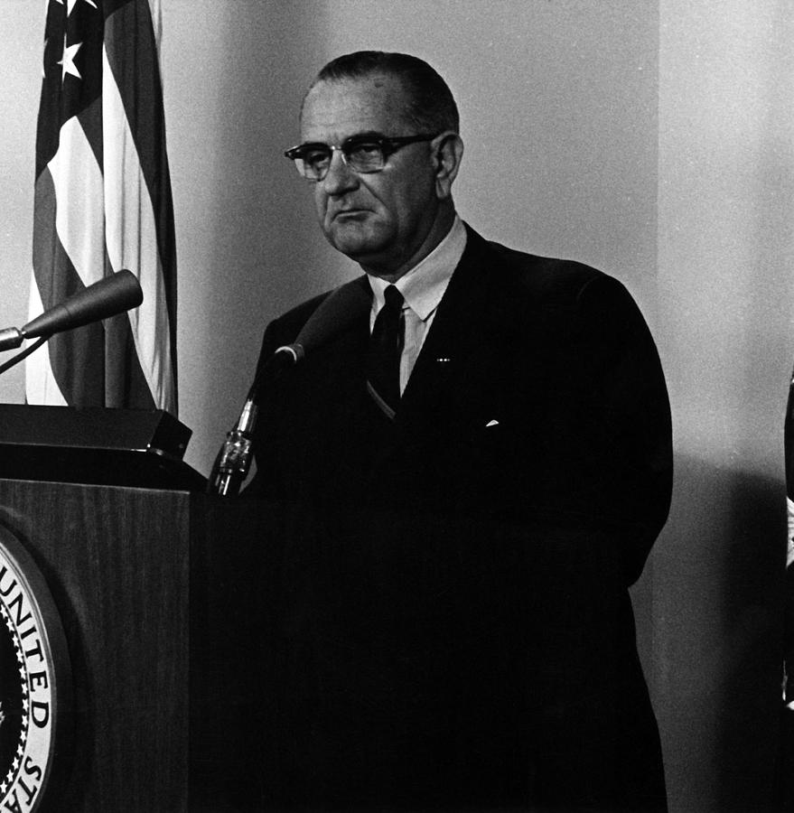 Vietnam war president lyndon b photograph by everett