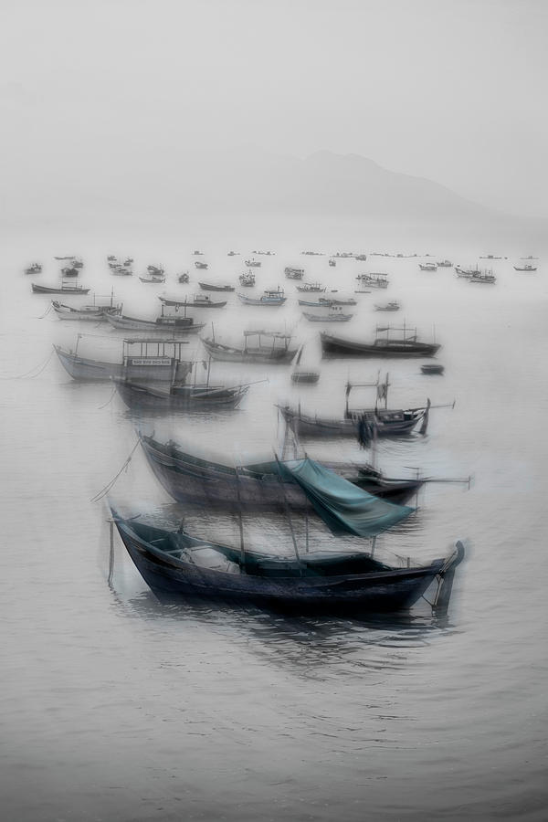 Boat Photograph - Vietnamese Boats by Svetlin Yosifov