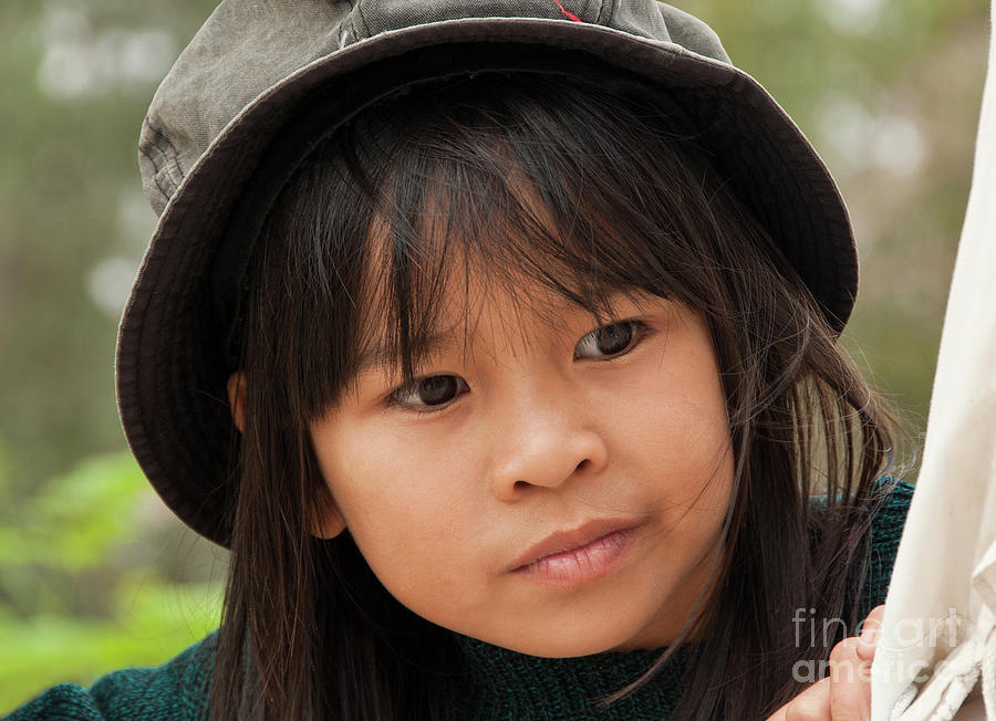 Vietnamese Girl 01 Photograph by Rick Piper Photography