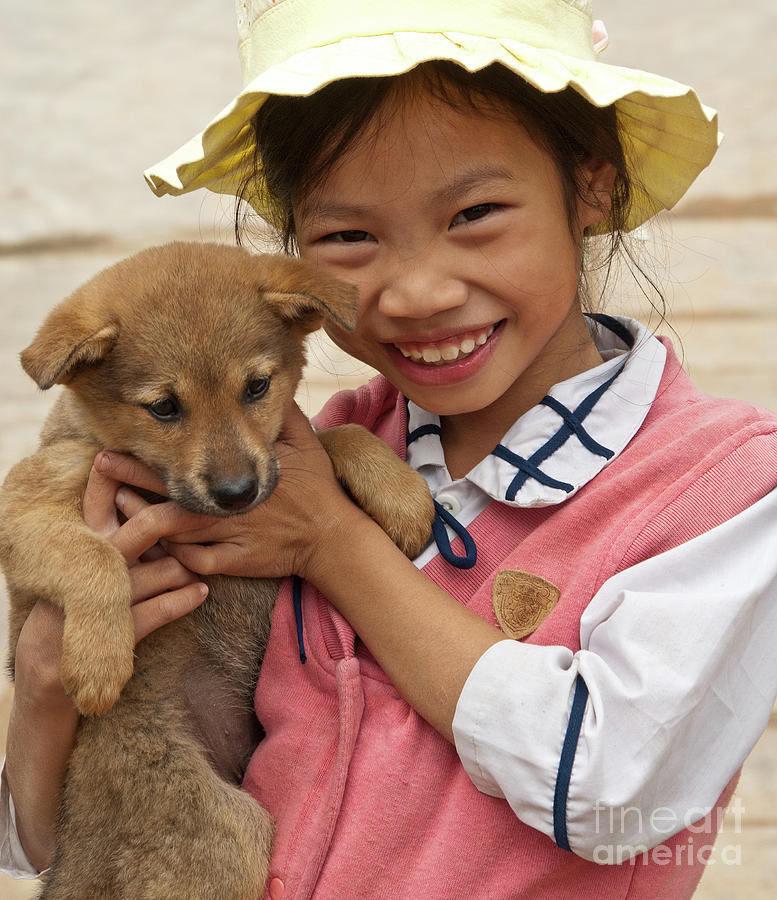 Vietnamese Girl 02 Photograph by Rick Piper Photography