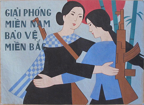 Vintage Drawing - Vietnamese Poster Lets Release The South by Unknown