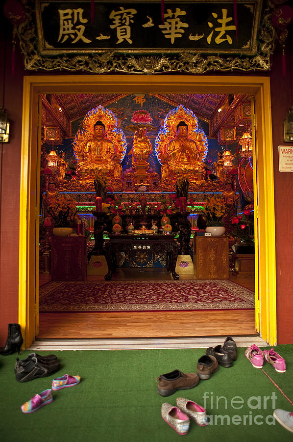 Vietnamese Temple Shrine Photograph by Jim Corwin