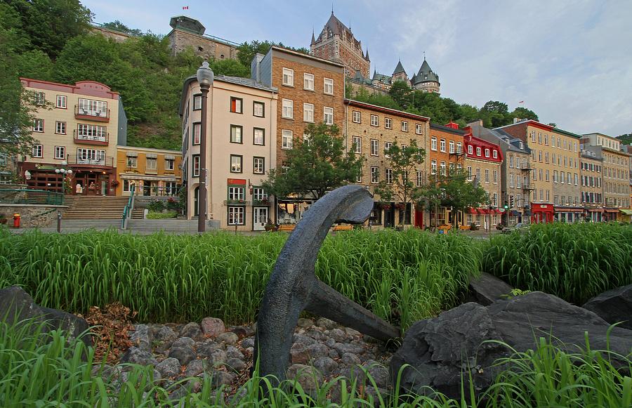 Vieux Port and Chateau Frontenac in Quebec City Photograph by Juergen Roth