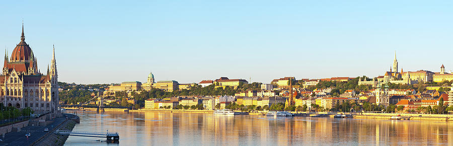 View Along The River Danube Towards Photograph by Douglas Pearson View Along The River Danube Towards Photograph by Douglas Pearson