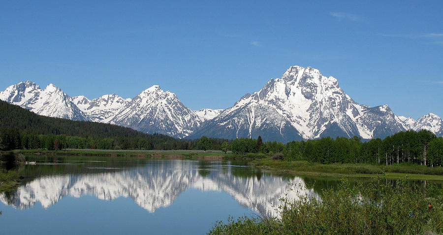 View at Oxbow Bend in Grand Tetons National Park Photograph by Jean Clark