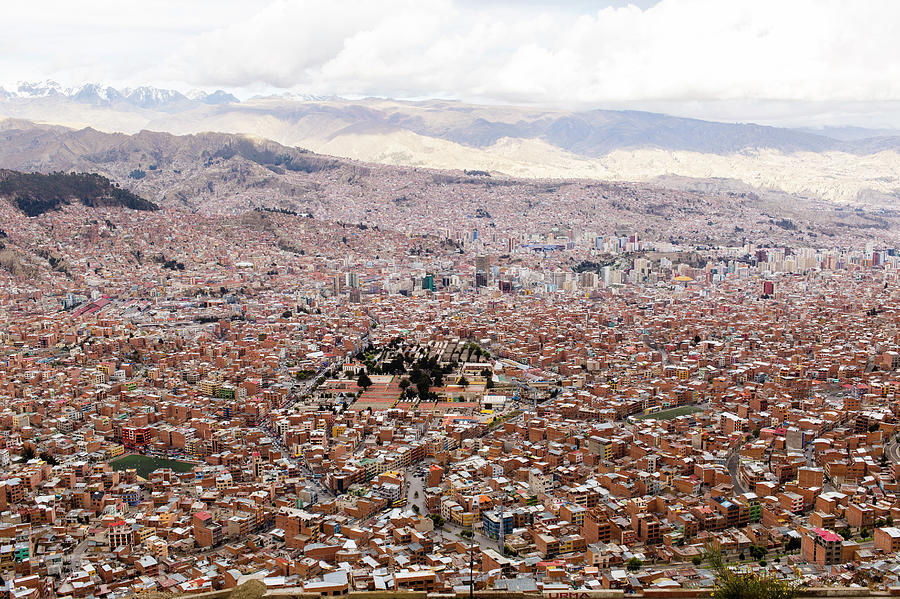 View Bolivias Capital, La Paz From The Photograph by Graham Lucas Commons