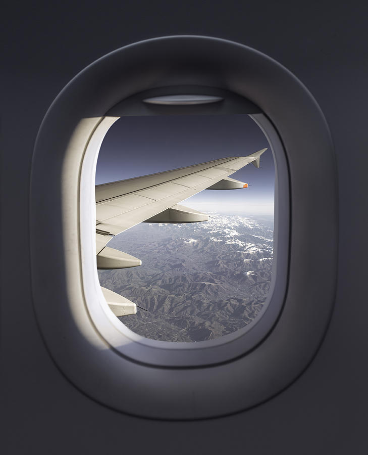 View from a airplane Photograph by Inigo Cia